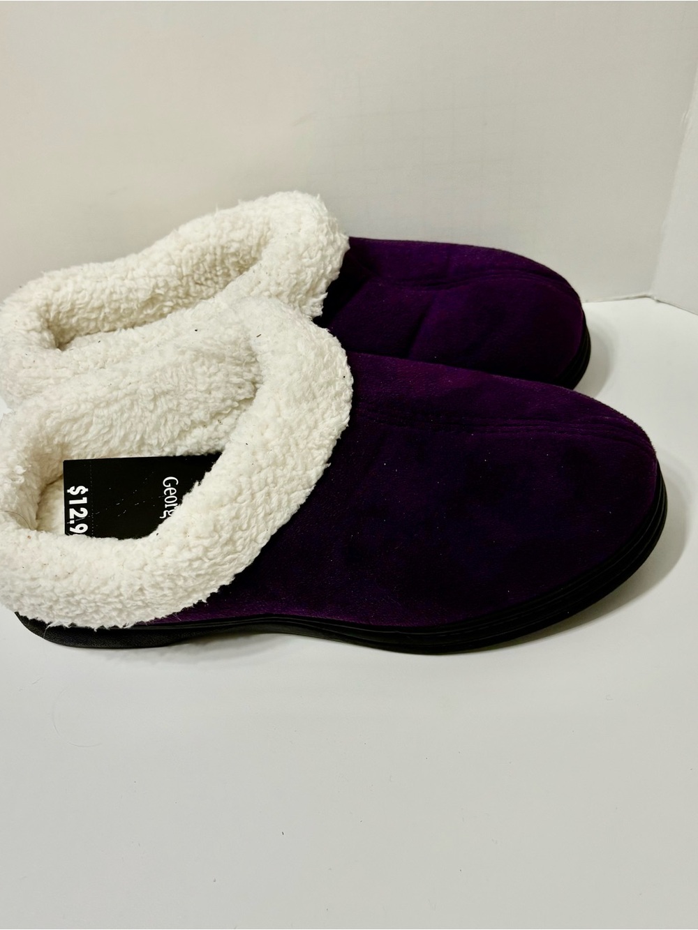 Purple Slip-On with Cream Faux-Sherpa Lining - Picture 4 of 5